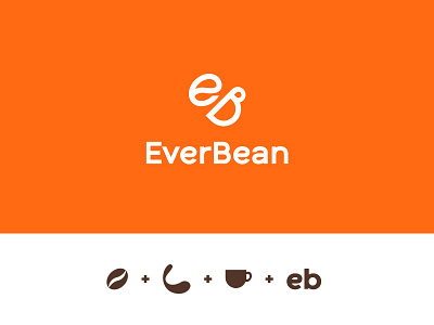 EverBean (concept) bean cafe coffee cup eb ever splash tea