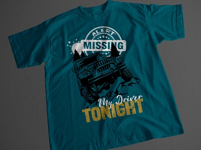 T shirt Design | Jeep banner brand clothes design driver fashion graphic design illustration jeep mhshanto3311 night outfit style t shirt design tshirt tshirtprinting