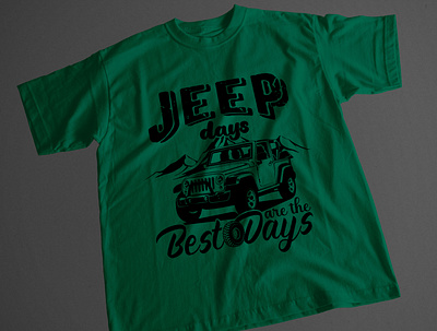 T shirt Design | JEEP branding car cloth design fashion graphic design illustration illustrator jeep logo mhshanto3311 social media post t shirt t shirt t shirt design vector