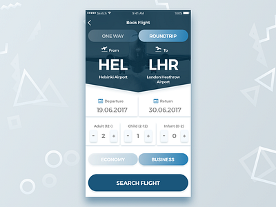 Book Flight blue bookflight flight mobile mobileapp selectflight uxui