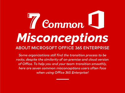 Misconceptions Office365 Enterprise 00