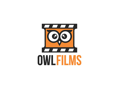 OWL FILMS film logo owl