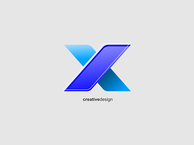 logo X creative design branding design icon logo text typography