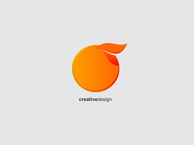 orange fruite logo branding citrus design farm fresh fruite icon logo nature orange shape