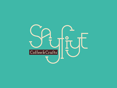 Sayfiye Logotype coffee craft logo summer vintage