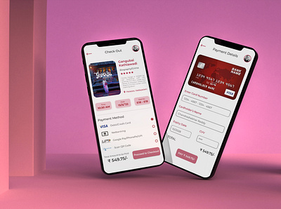 CiniBuff - Movie Ticket Booking App Check-Out Page UI app dailyui ui ux