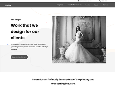 Wedding Dress Studio design ux