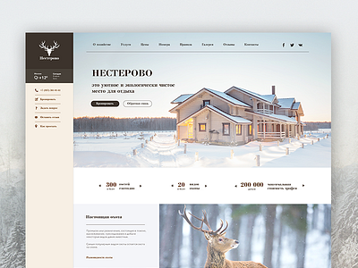 Nesterovo Site blocks design flat ui web web design