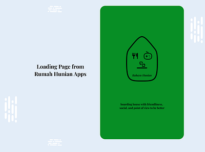 Loading Page Rumah Hunian Apps branding graphic design ui