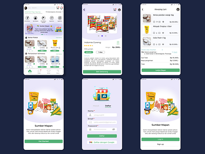 Online Shop "Sumber Mapan" Apps branding design e commerce e commerce ecommerce graphic design illustration online online shop onlineshop shop toko toko online ui uiux ux