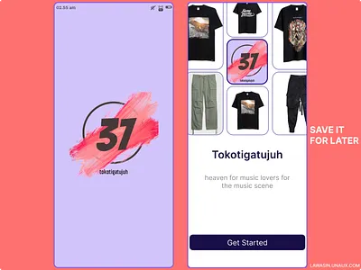 Loading Page tokotigatujuh apps branding design e commerce graphic design illustration loading loading page logo music musik online shop page toko online ui uiux user interface ux