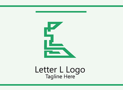 Letter L Logo 3d animation branding graphic design letters motion graphics ui