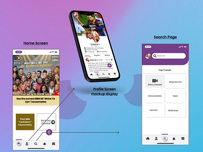 Big Brother Naija (BBN) Mobile App Design