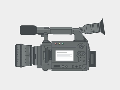 Old Skool Video Camera illustration