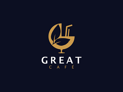 CAFE LOGO AWESOME brand cafe graphic designer logo vector