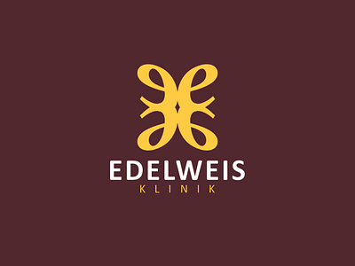 LOGO KLINIK EDELWEIS klinik logo monogram logo