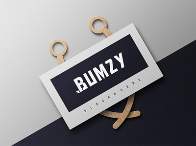 "BUMZY" Brand Logo monogram logo