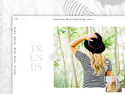 Blog page blog clean colours concept fashion modern post social trend ui web white