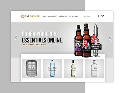 ecommerce beer ecommerce homepage order shop web website