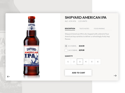 Simple Product Card beer clean daily ecommerce product card simple ui ux