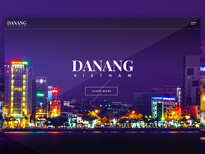 Vietnam home page screen travel ui ux vietnam website