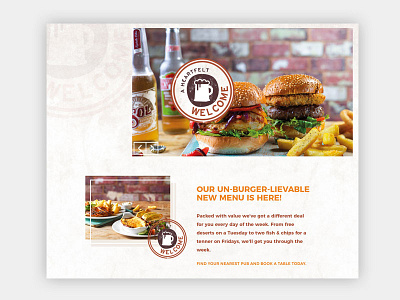 New Menu Website drink food maps menu pub search website