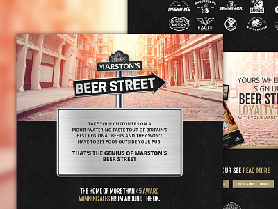 Beer Street beer brewery microsite midlands pub street website wolverhampton