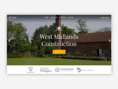 Construction builders construction company homepage website