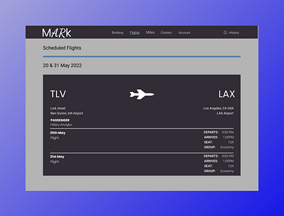 #024 Daily UI Challenge Boarding Pass Page. app design figma typography ui ux