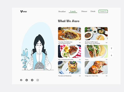 #043 UI Daily Challenge Food/Drink Menu app design figma typography ui ux