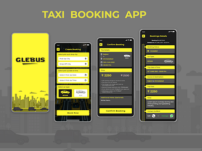 TAXI BOOKING APP DESING