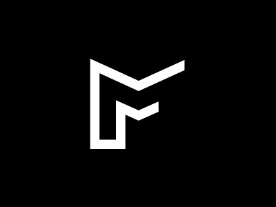 work in progress: personal logo Martin fek initials letters logo logo alphabet logotype mf