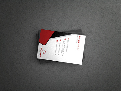 Business Card Design Template branding business card creative design flyer graphic design idea illustration logo marketing social media design unique vector