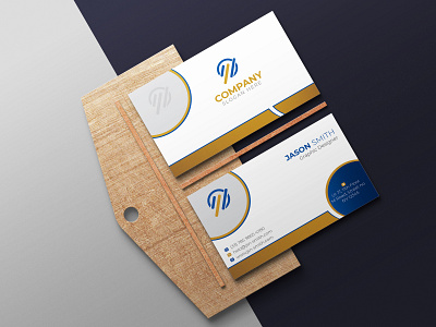 Business Card Design Template branding business card creative graphic design illustration logo marketing unique vector