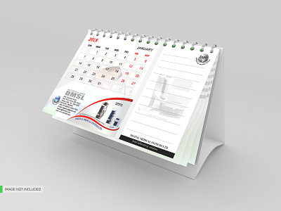 Desk Calendar with side sleep branding design desk calendar graphic design illustration logo side sleep unique vector