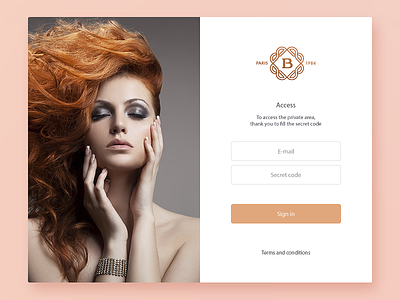 Login clean inspiration interface luxury redesign shop store ui ux