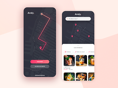 Andy. APP app app design clean design food inspiration interface mobile tracking trend ui ux