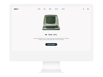Oingo Creative Studio design flat icon minimalist site studio ui ux vector web