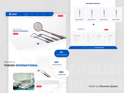 Homepage Design | Web Design | UI app dental design icon inspiration typography ui ux vector web