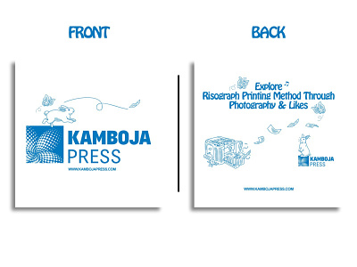 KAMBOJA PRESS - BUSINESS CARD branding business card design graphic design illustration logo risograph