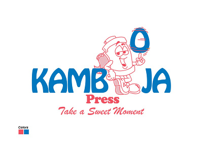 KAMBOJA PRESS - ROLL FILM (STICKER) branding design graphic design illustration logo roll film