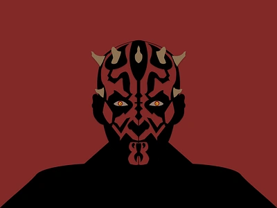 Vector #2: Darth Maul darth maul design illustration minimalism minimalist starwars vector vector illustration