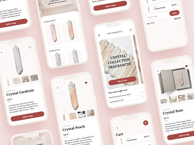 Redesign KKW Crystal Fragrance app