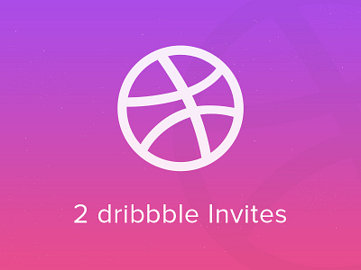 2x Dribbble Invites Giveaway contest dribbble invite giveaway invitation invite invites