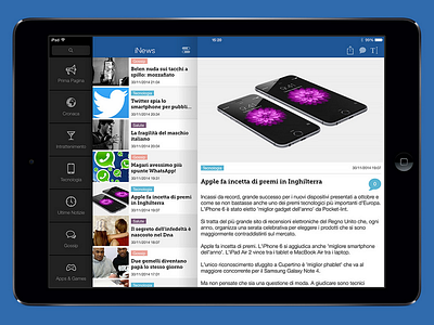 iNews - iOS, Android & Windows Phone App