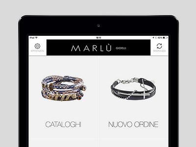 Marlù Gioielli - iOS App app appdesign ios ipad jewels marlù mobileapp sales salesforce ui ux