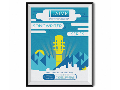 Songwriter Series Poster for a Publisher Conglomerate