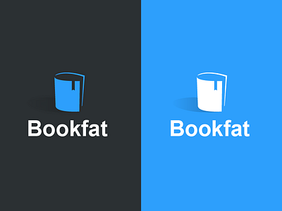 Bookfat Logo book bookfat branding design icon identity logo mark