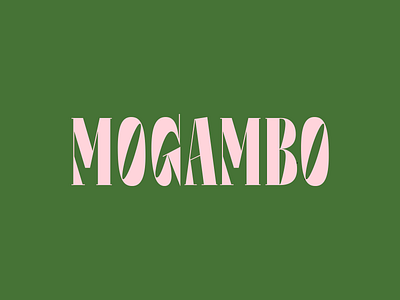 Mogambo Garlic Spread Typography
