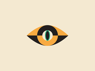 Green Eye eye geometric green eye illustration logo